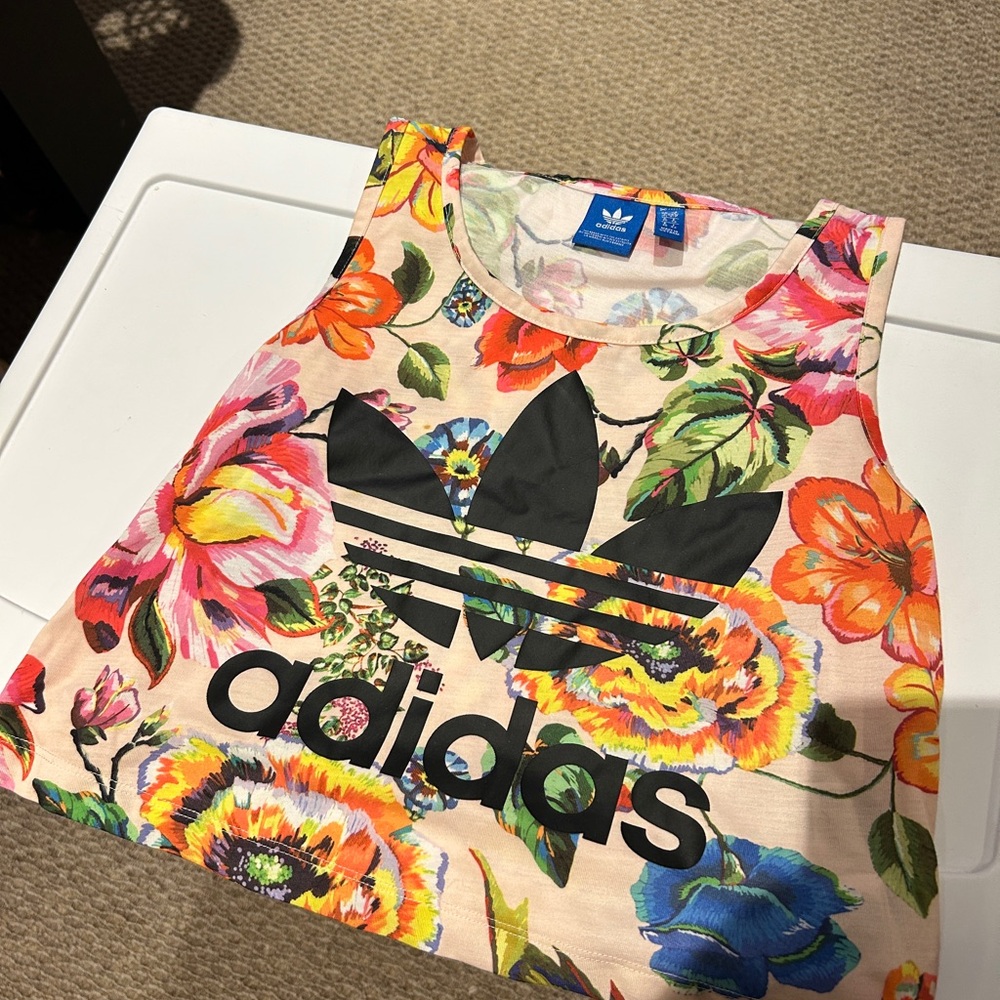 Adidas Multicolor Floral Tank